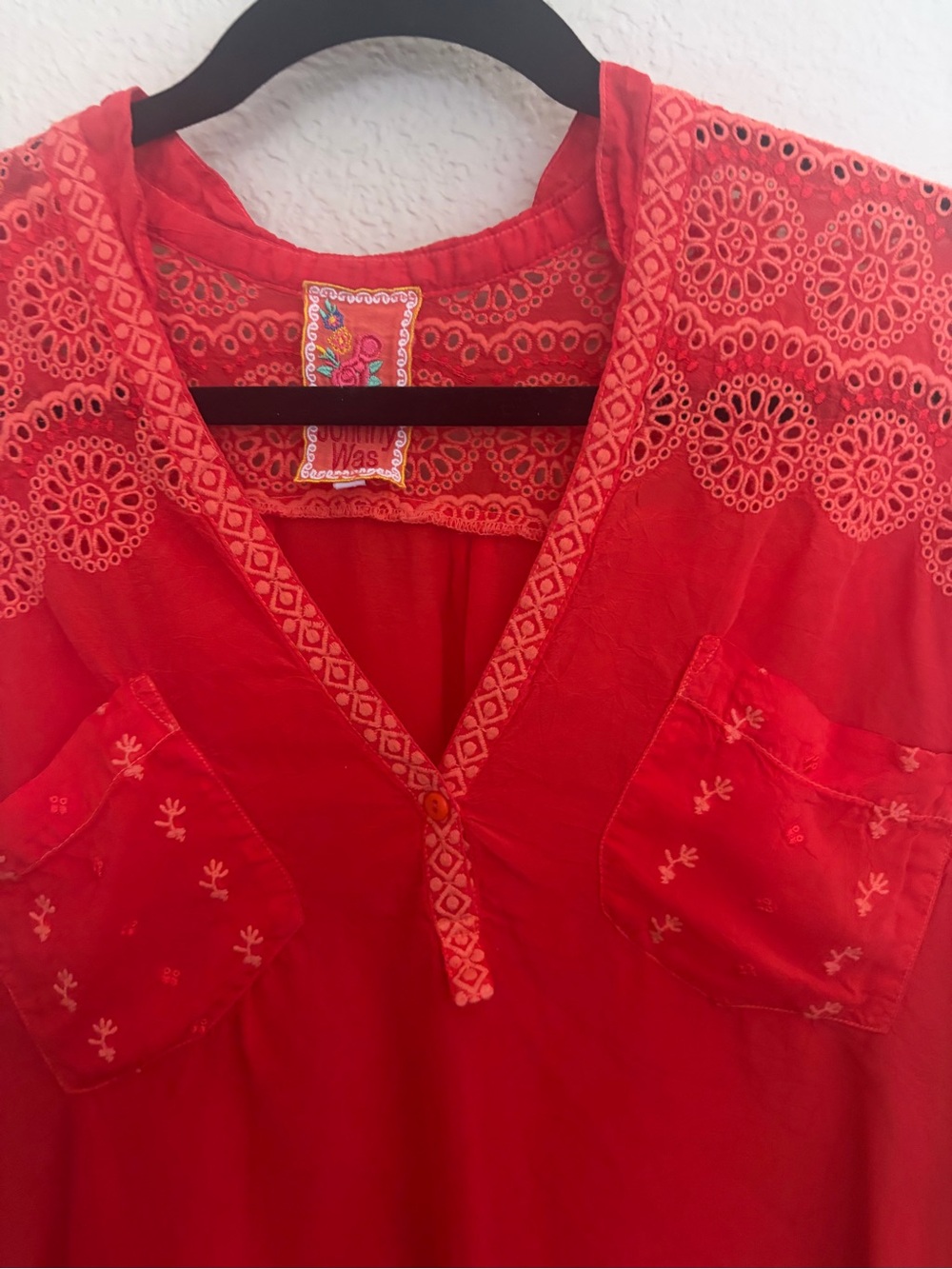 Johnny Was Red Tunic - Picture 6 of 13